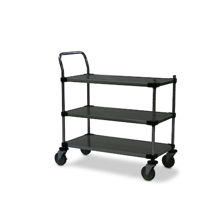 Technibilt UtilityCart, SglHdl, 3-Shlf, 18x48x40 S-RD384CH-SLD